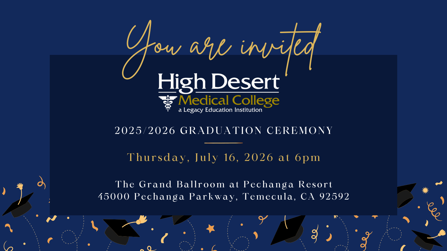 Temecula grad invitation 2026