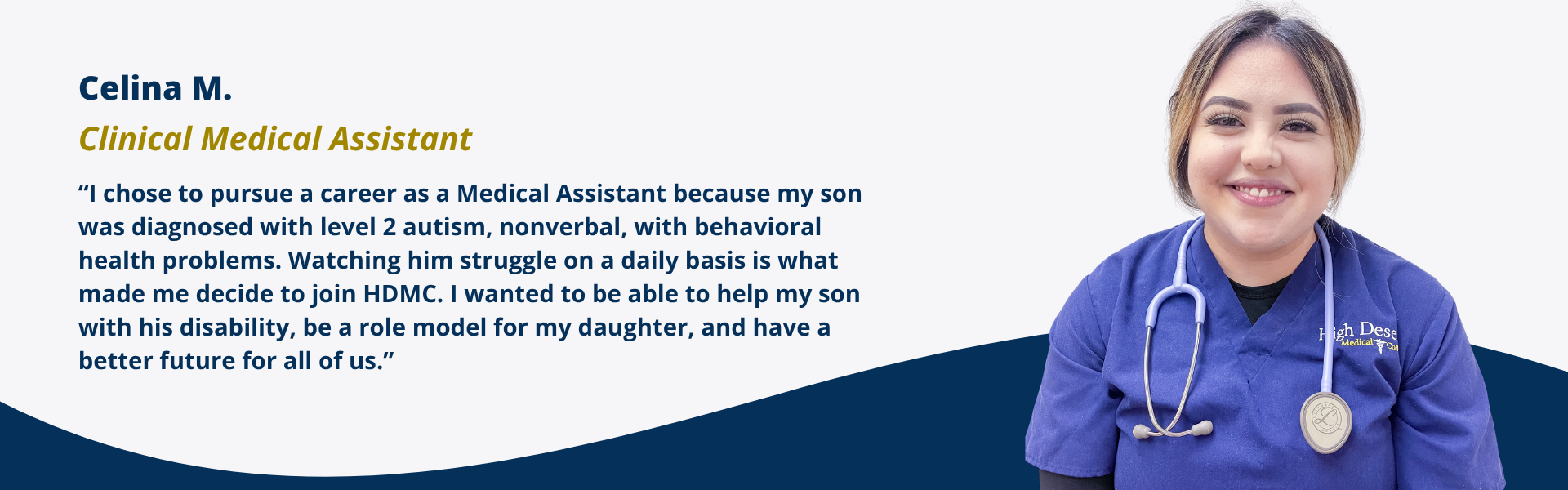 clinical medical assisting student testimonial