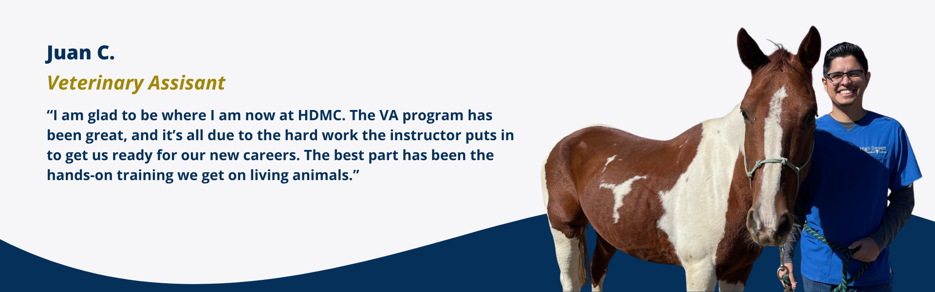 veterinary assistant student testimonial